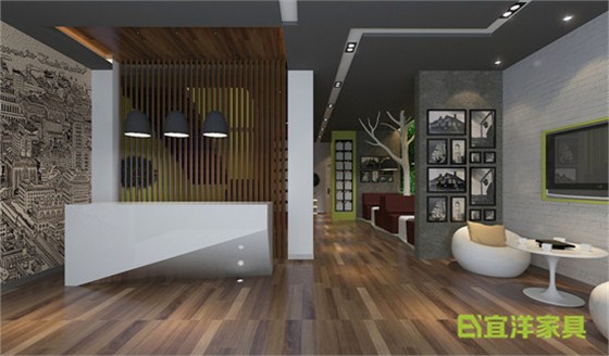 宜洋辦公家具前臺(tái) 接待臺(tái)