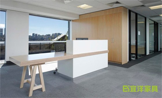 辦公家具前臺(tái)-宜洋定制
