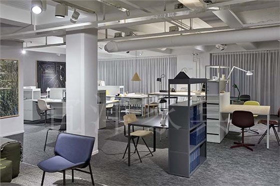 辦公室環(huán)境,板式辦公桌,組合員工桌