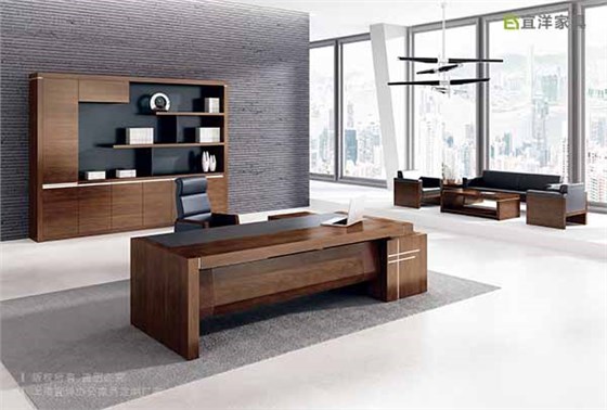 經(jīng)理辦公室,實(shí)木辦公家具,實(shí)木大班臺(tái)