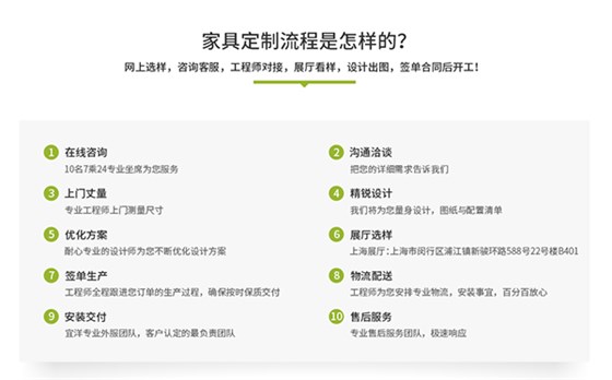 辦公家具定制流程