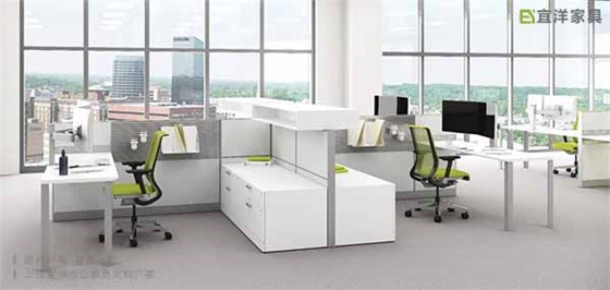 組合辦公桌,板式屏風(fēng)桌