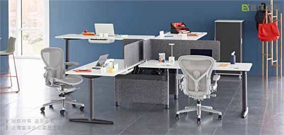 錯(cuò)落空間,網(wǎng)布椅,屏風(fēng)辦公桌