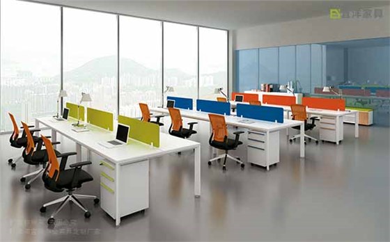 員工組合桌,屏風(fēng)桌