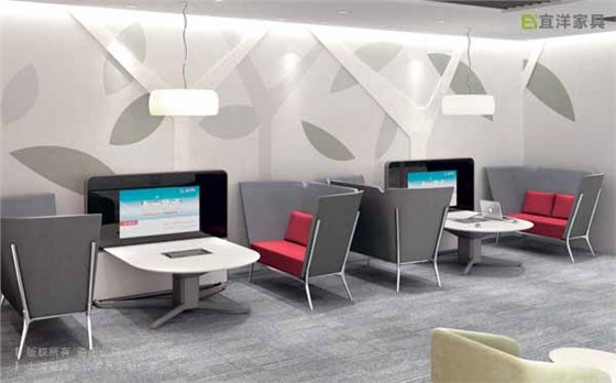 互聯(lián)網(wǎng)信息島臺,多媒體辦公,辦公沙發(fā)