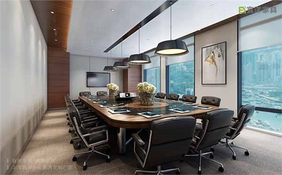 皮質(zhì)辦公椅,實(shí)木辦公桌,多媒體會(huì)議