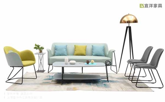 辦公布藝沙發(fā)