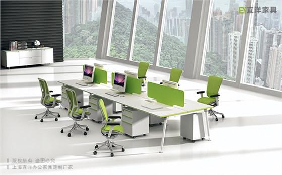 屏風工作位設計,太原辦公家具廠家,屏風隔斷