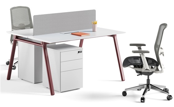 面對(duì)面二人位辦公桌