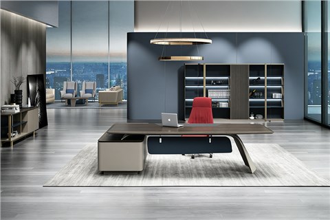 宜洋博仁大班臺(tái) BR-02B_上海高端總裁桌定制_胡桃木辦公家具 - 宜洋家具官網(wǎng)