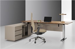 老板辦公桌 多功能智能電動(dòng)可升降經(jīng)理主管桌辦公家具