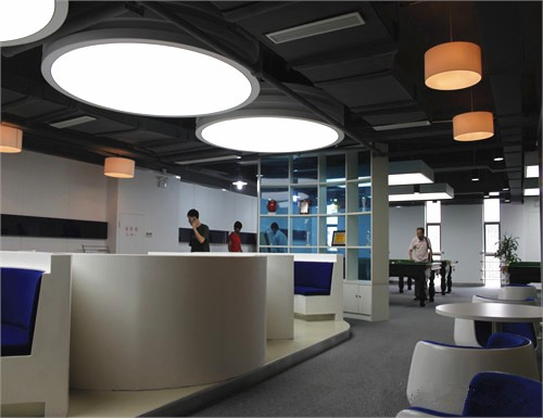 時尚辦公家具廠家|員工休閑區(qū)