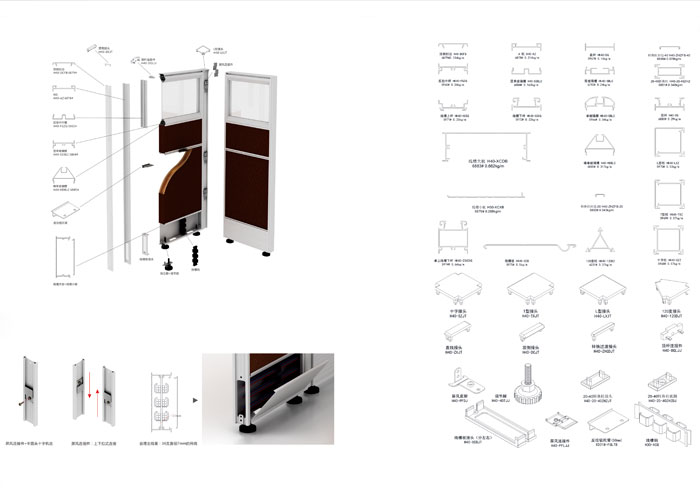 屏風(fēng)工作位
