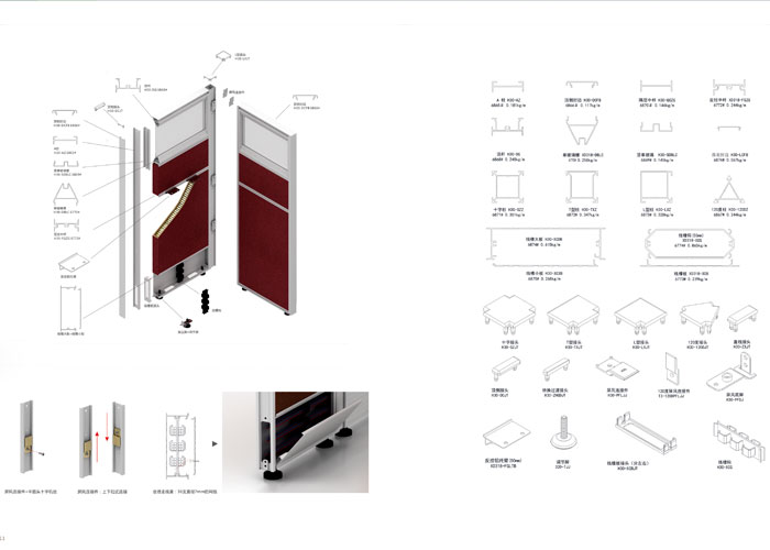 屏風(fēng)工作位