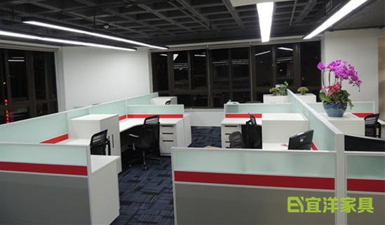 宜洋屏風(fēng)辦公桌 家具廠定制