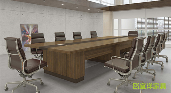 上海辦公家具廠實(shí)木會(huì)議桌定制