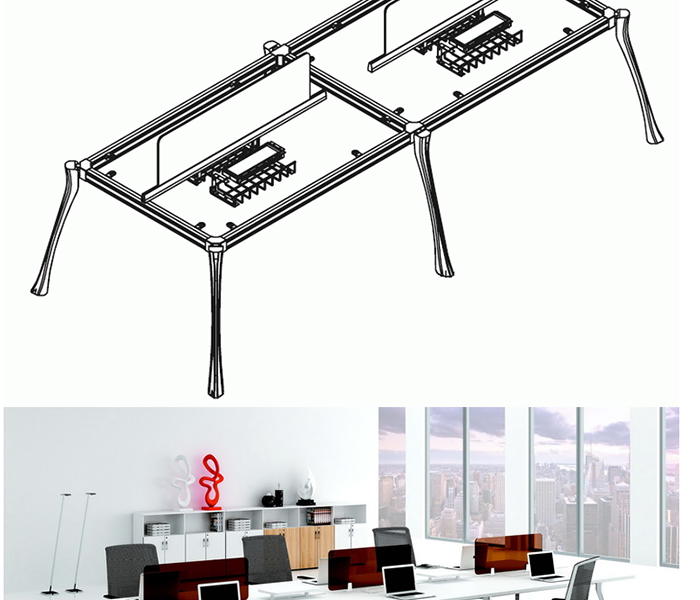 智能辦公家具|升降桌
