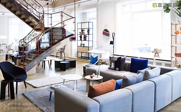 辦公沙發(fā),定制辦公室混搭風