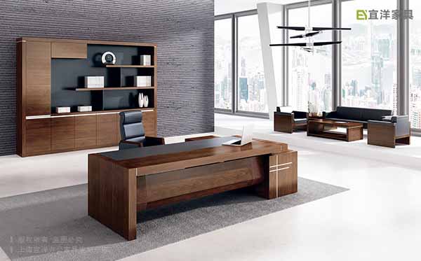 實木辦公家具,老板實木桌