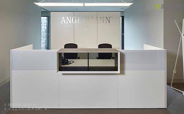 板式線條前臺接待臺