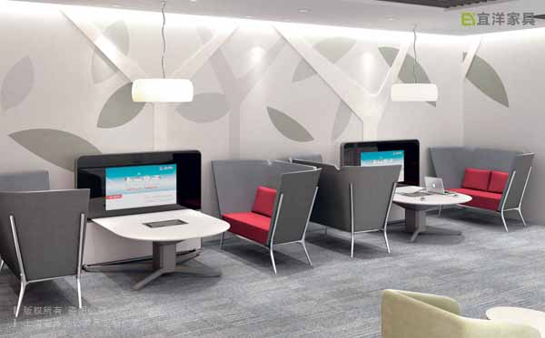 互聯(lián)網(wǎng)信息島臺(tái),多媒體辦公,辦公沙發(fā)