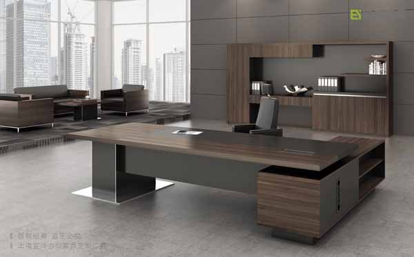 皮質(zhì)實(shí)木辦公桌,老板辦公桌,總裁辦公桌