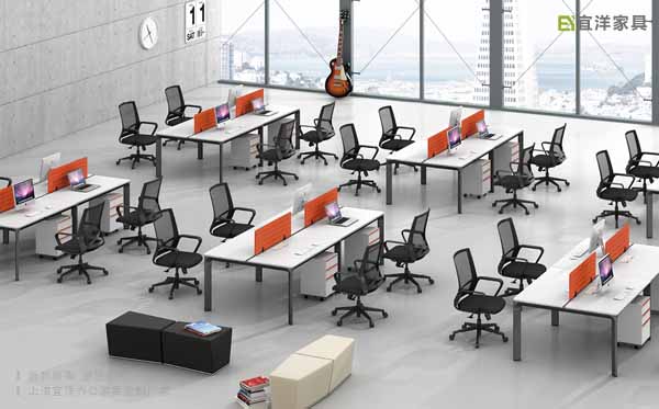 網(wǎng)布椅,舒適辦公椅,員工組合辦公桌