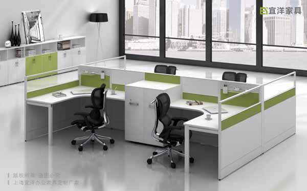 定制屏風(fēng)工作位,員工工作位