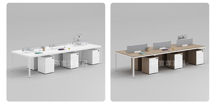 員工電腦桌,職員組合桌,現(xiàn)代職員桌