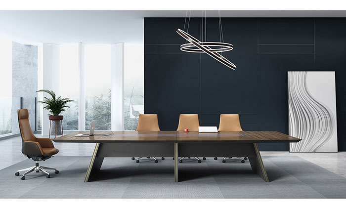 烤漆面板,實木老板桌,辦公大班臺