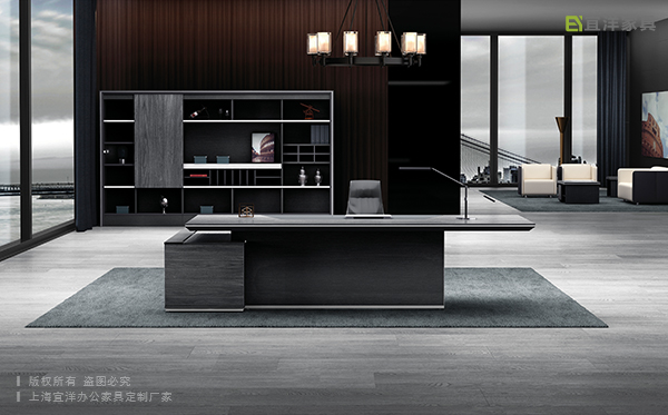 實木班臺,班臺班椅辦公桌椅,現(xiàn)代老板桌