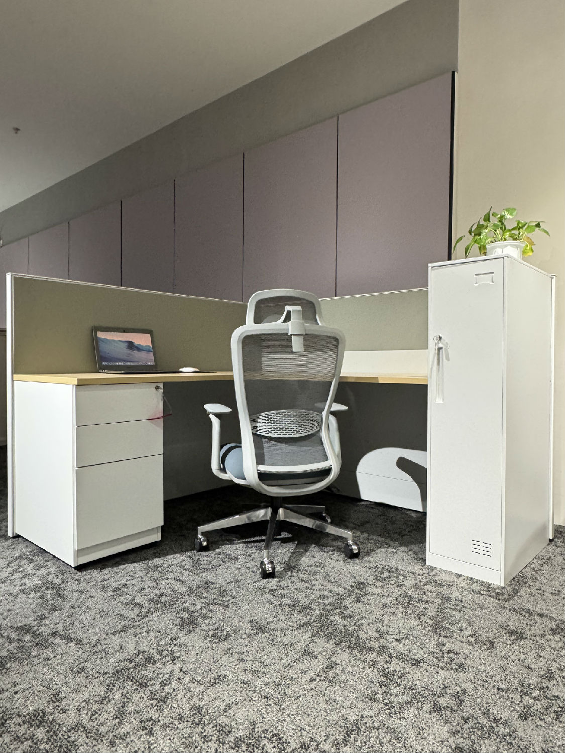 屏風(fēng)職員辦公桌椅柜組合